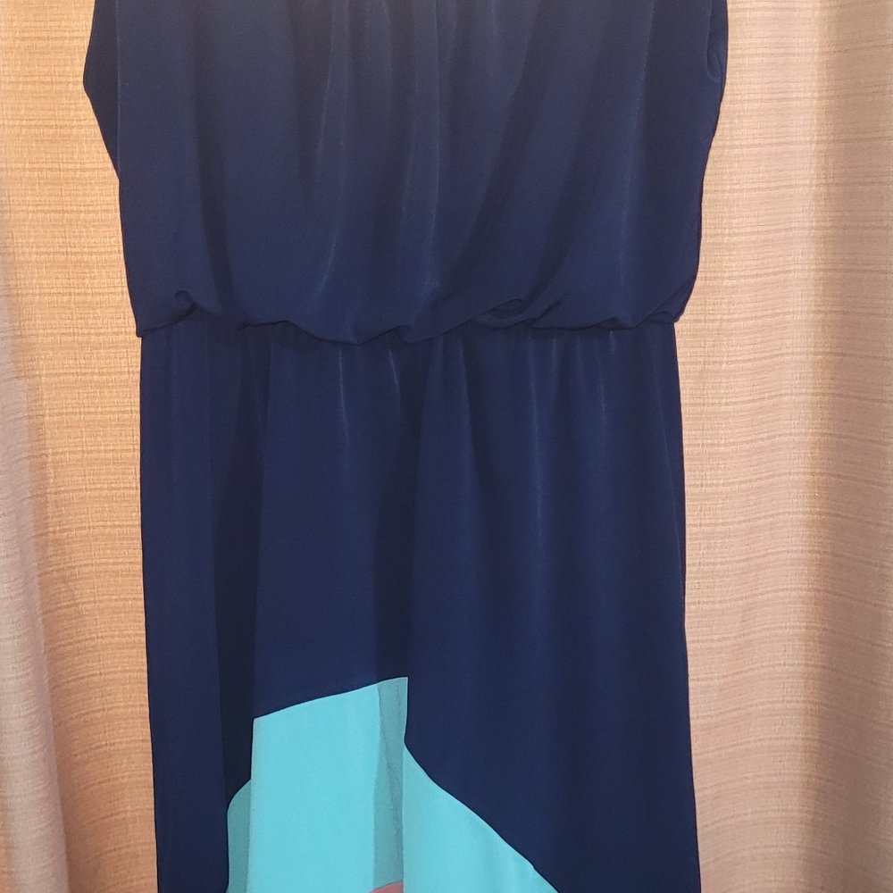 Mid tri color dress